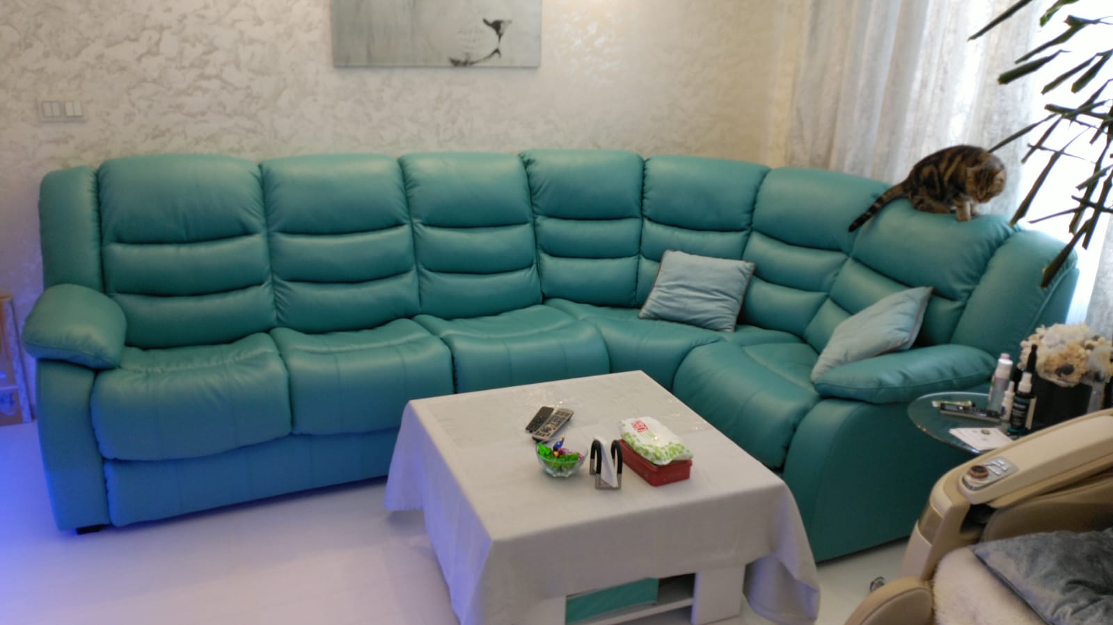 Перетяжка дивана на дому. Хвалынск