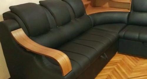 Перетяжка кожаного дивана. Хвалынск
